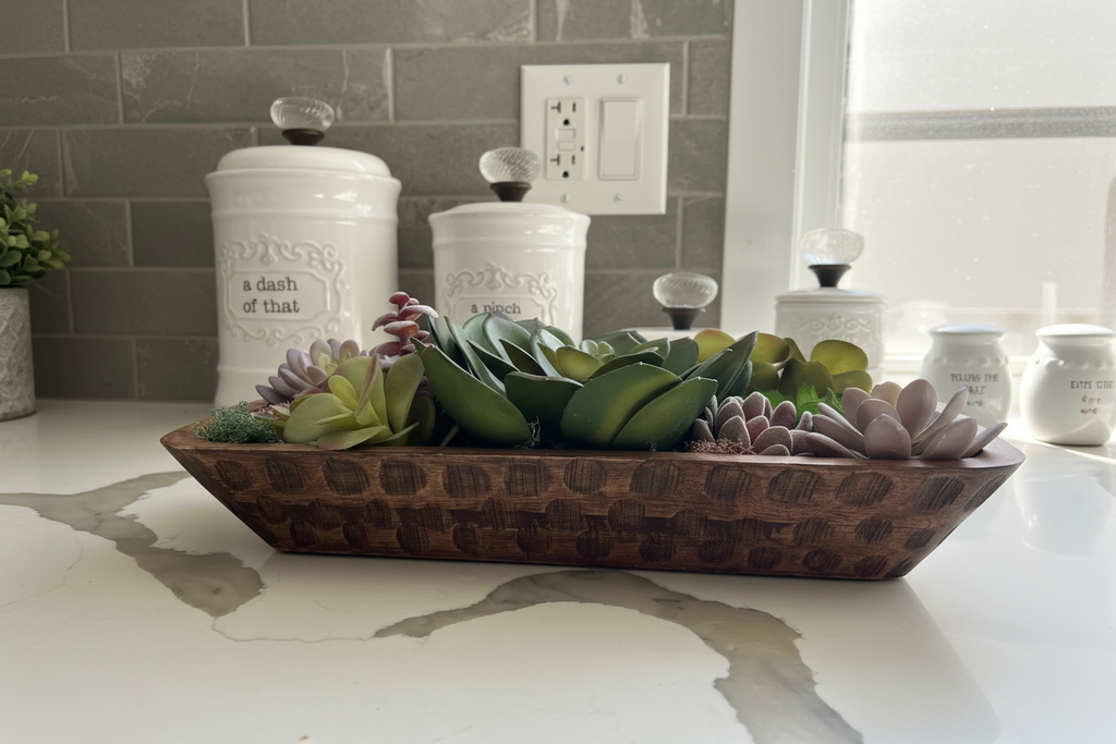Enhanced Succulent Cradle with Circles